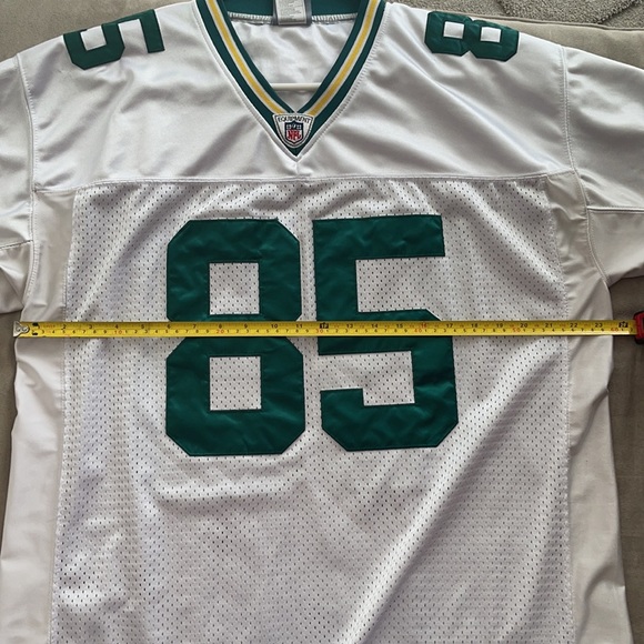 Used Reebok on field  Greg Jennings Green Bay packers jersey size 50 - Picture 8 of 9